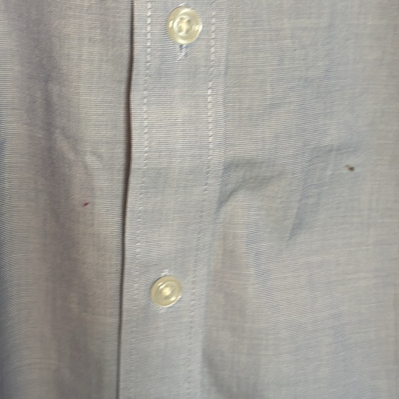 J Crew Bowery wrinkle-free dress shirt with‎ point collar Mens Medium Blue - Picture 5 of 11